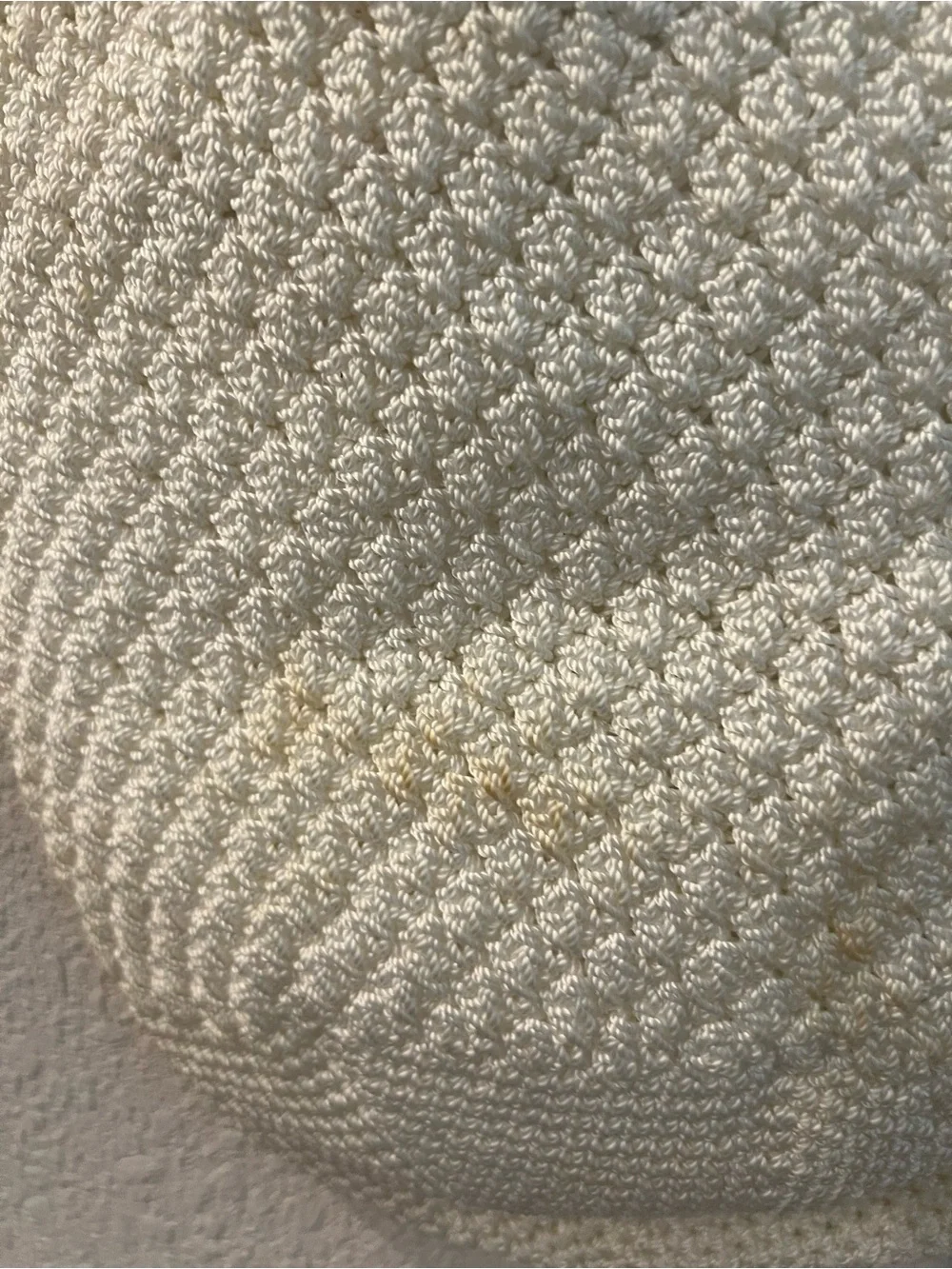 The Sak Cream Crochet Shoulder Tote